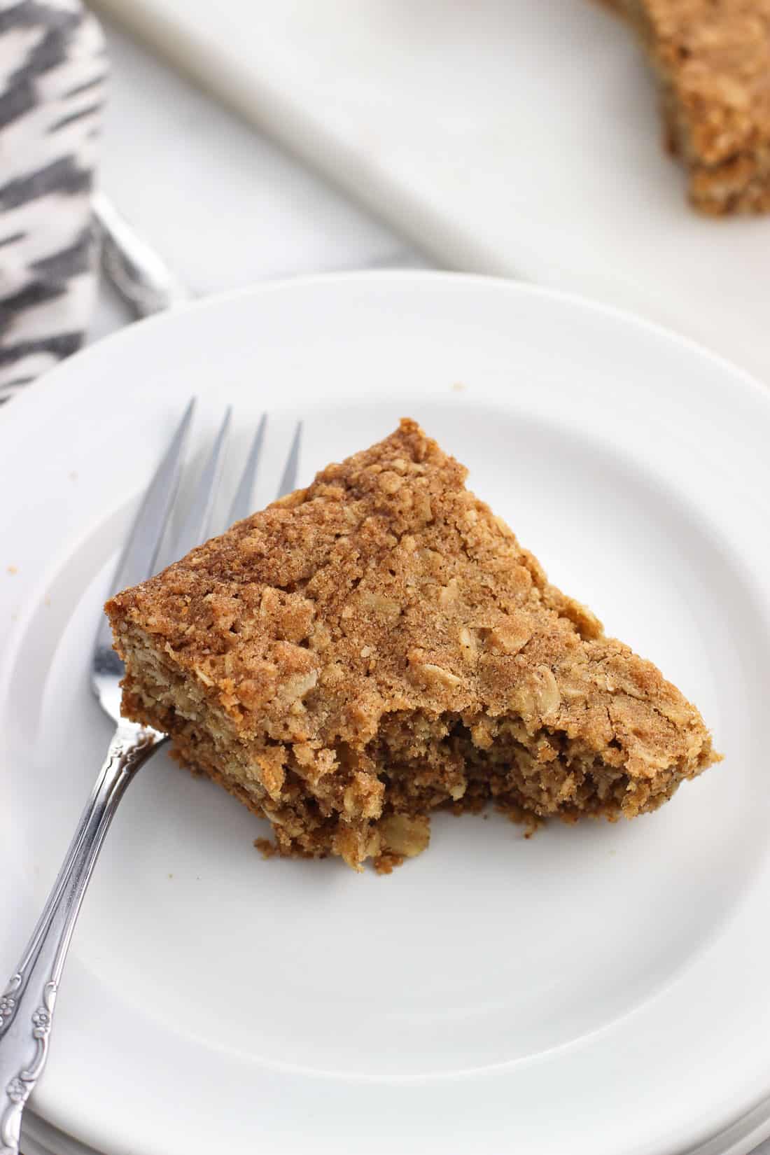 Chewy Oatmeal Maple Bars