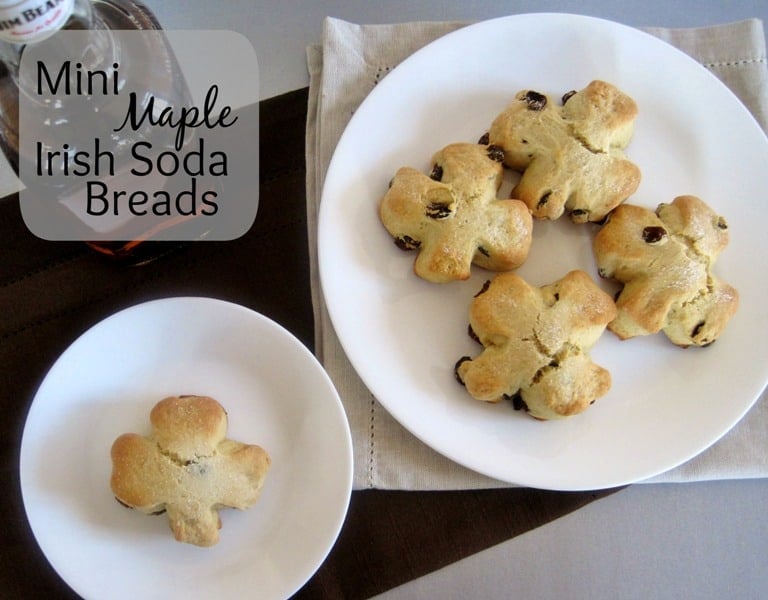 mini maple irish soda breads