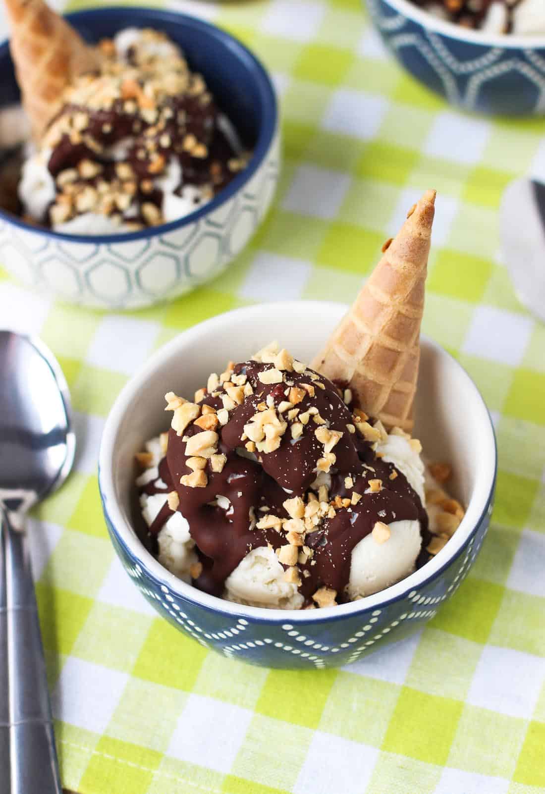 Deconstructed Drumstick Ice Cream Sundae
