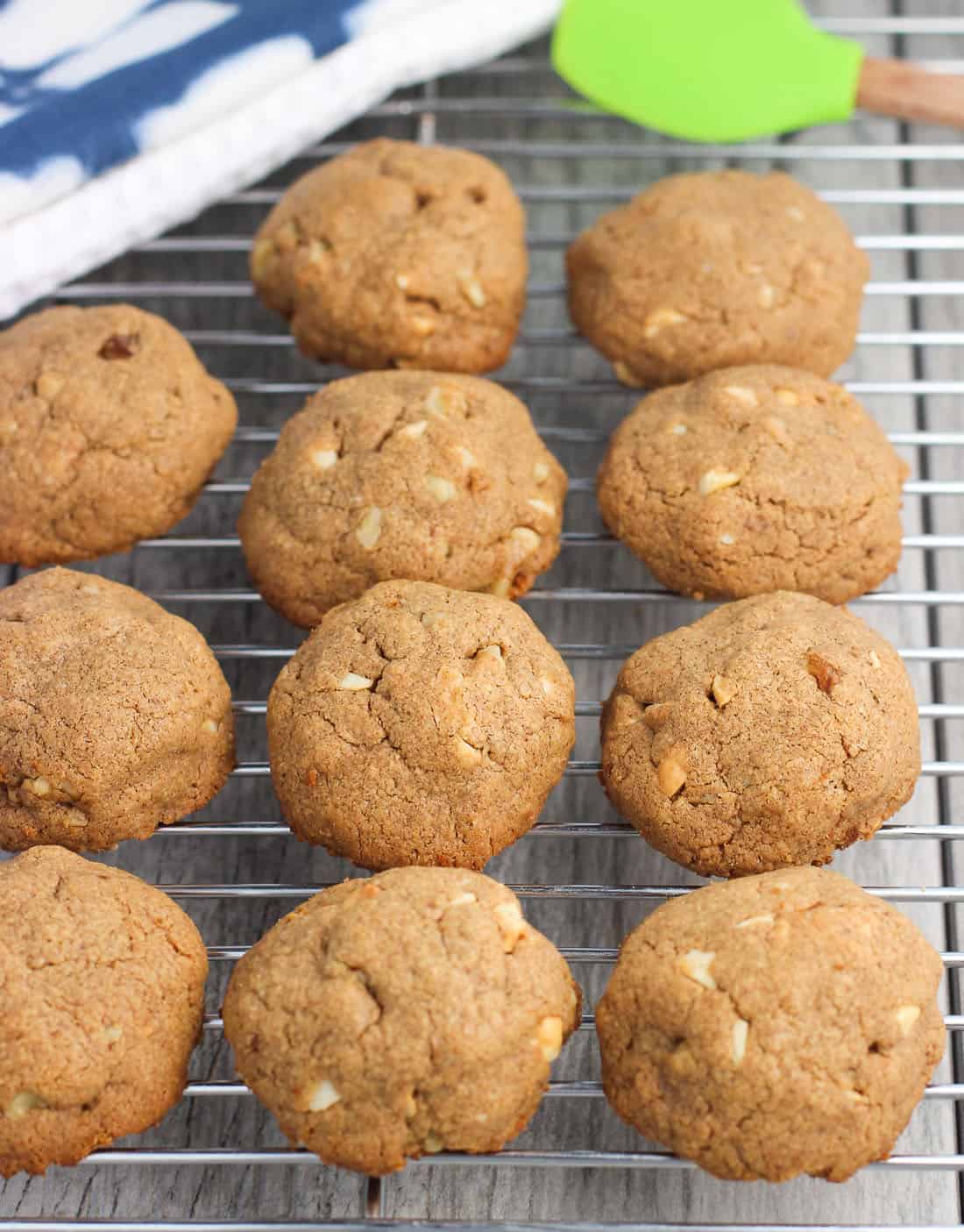 maple nut almond butter cookies