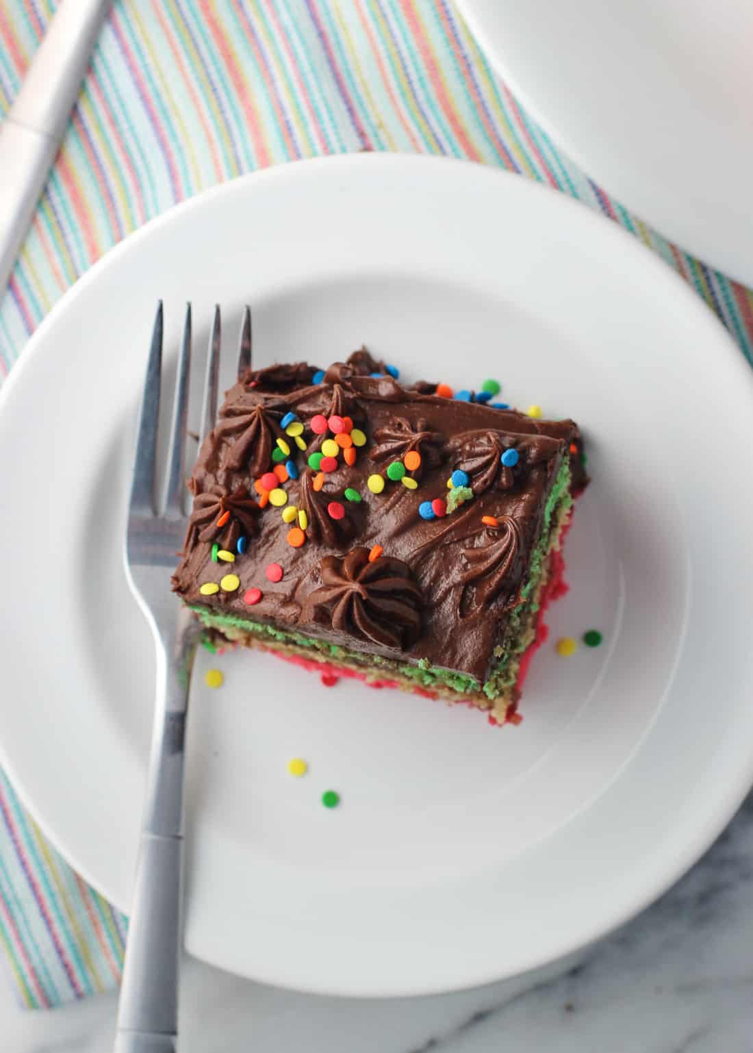 Rainbow Cookie Cake