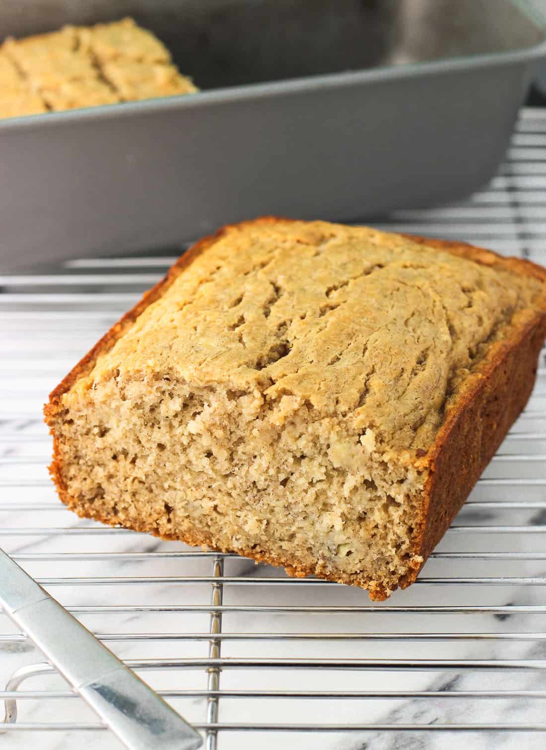 naturally sweetened banana bread