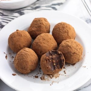 Small Batch Chocolate Peanut Butter Truffles