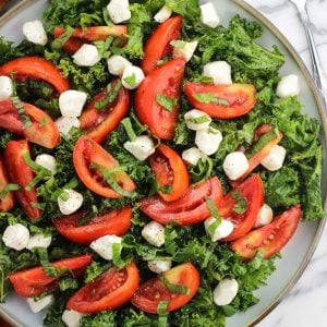 Marinated Caprese Salad with Kale