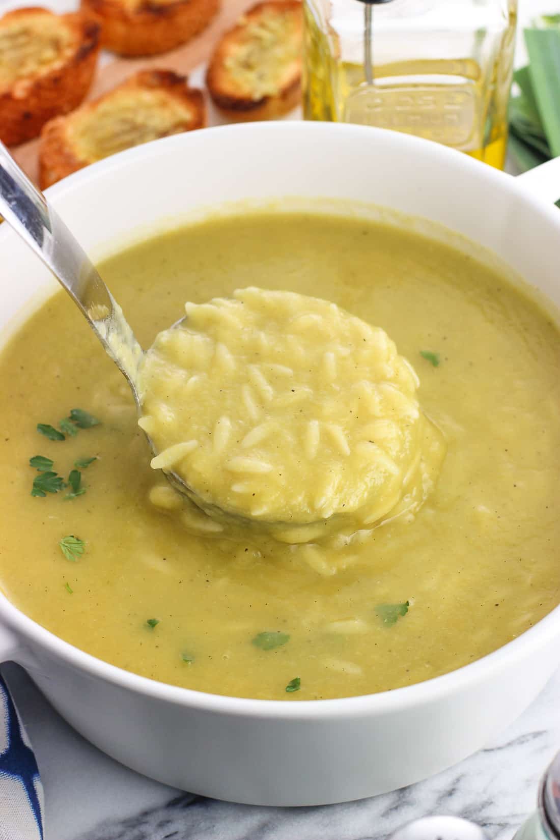 Low Fat Potato Leek Soup 49