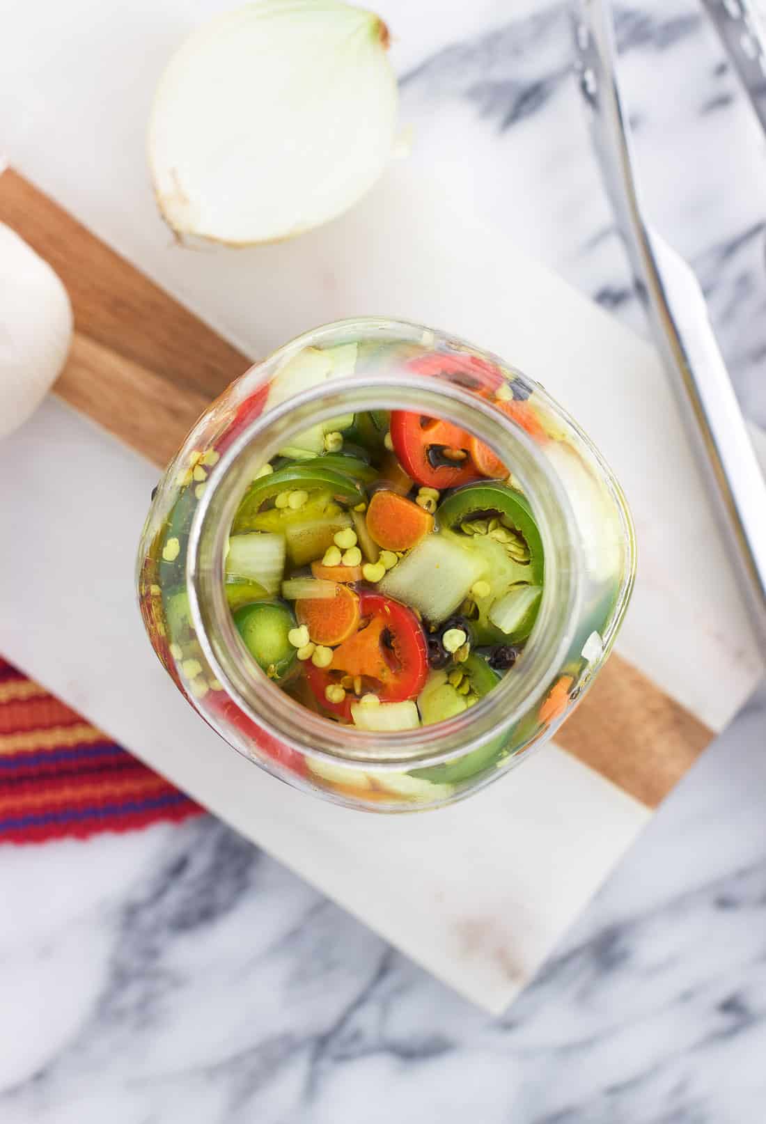 Refrigerator Pickled Jalapeno Peppers