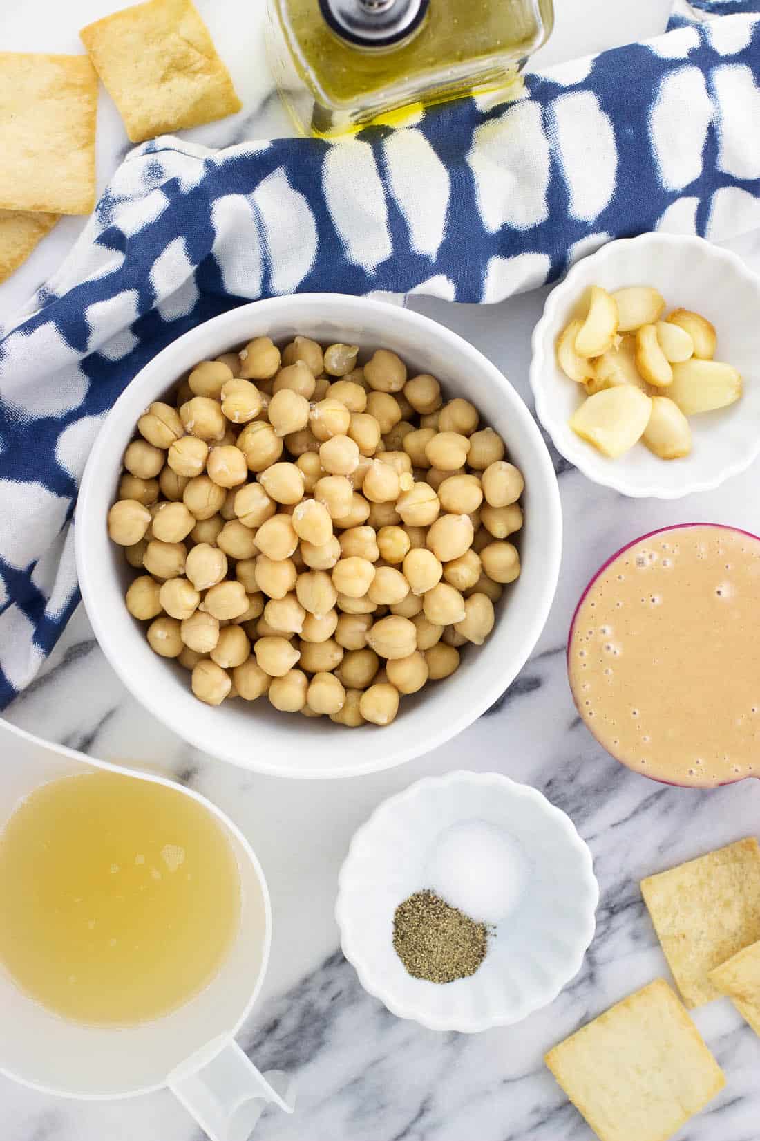 Homemade Roasted Garlic Hummus - 