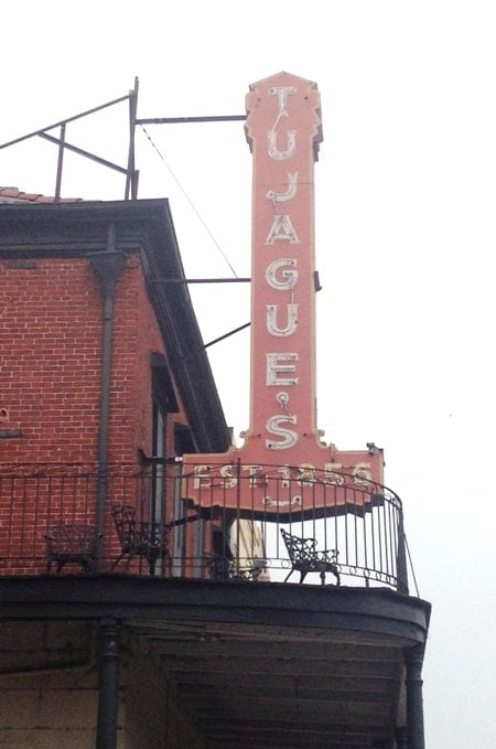 The Tujague's restaurant in New Orleans, Louisiana.