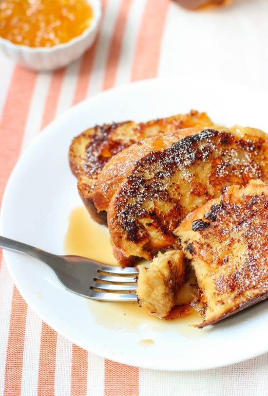 Honey Orange Whole Wheat French Toast
