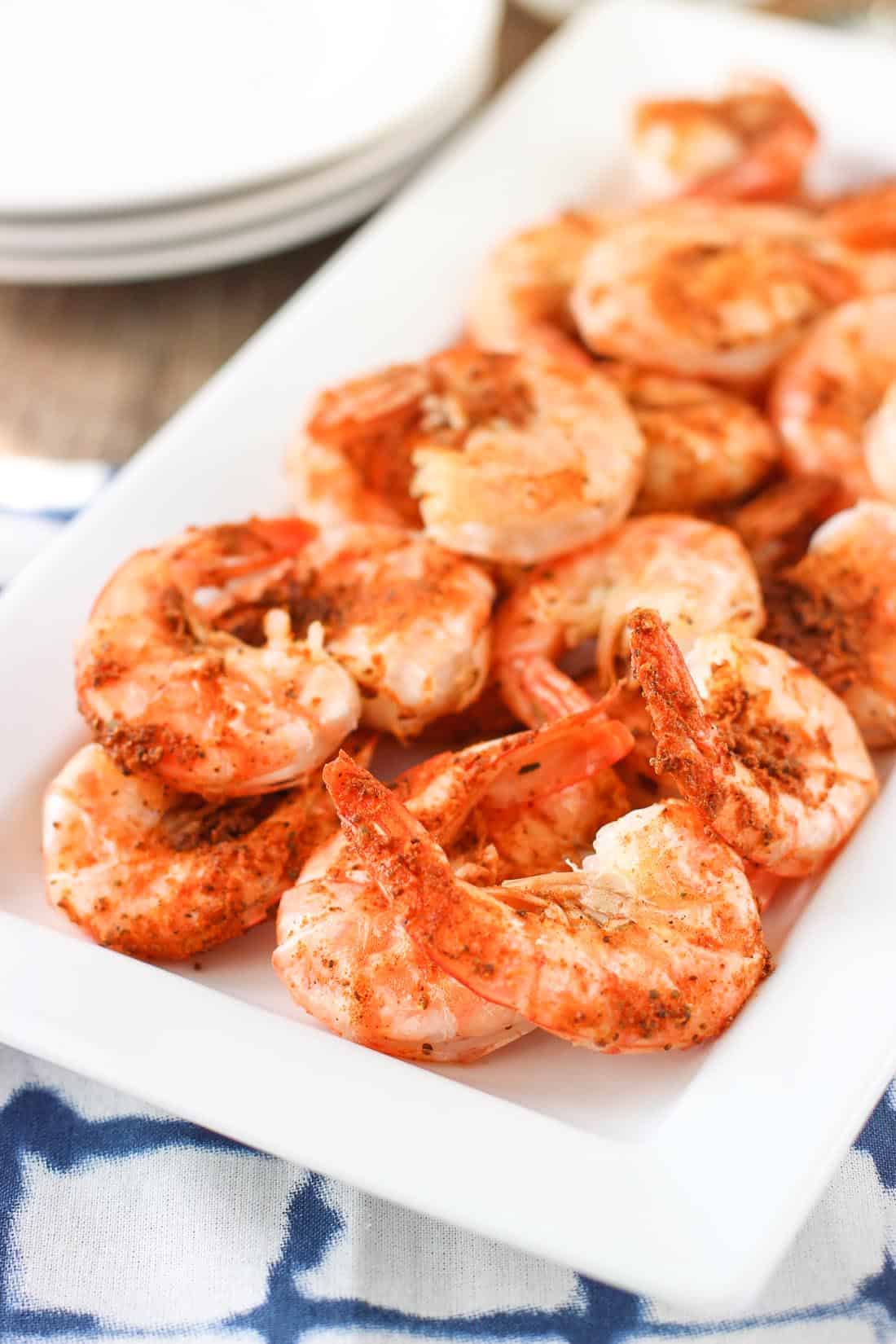 Roasted Old Bay Shrimp Recipe - Jeanette's Healthy Living