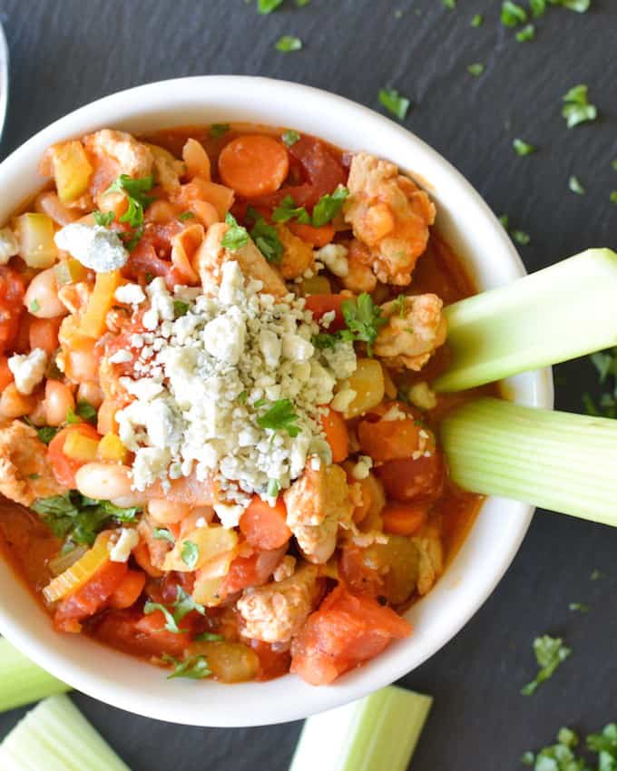 Buffalo Chicken Chili