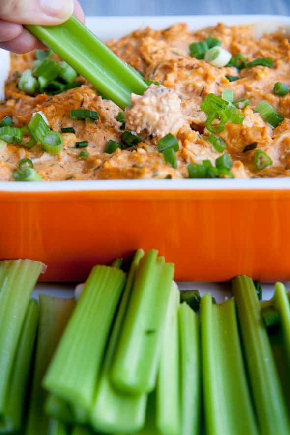 Buffalo Blue Cheese Chicken Dip