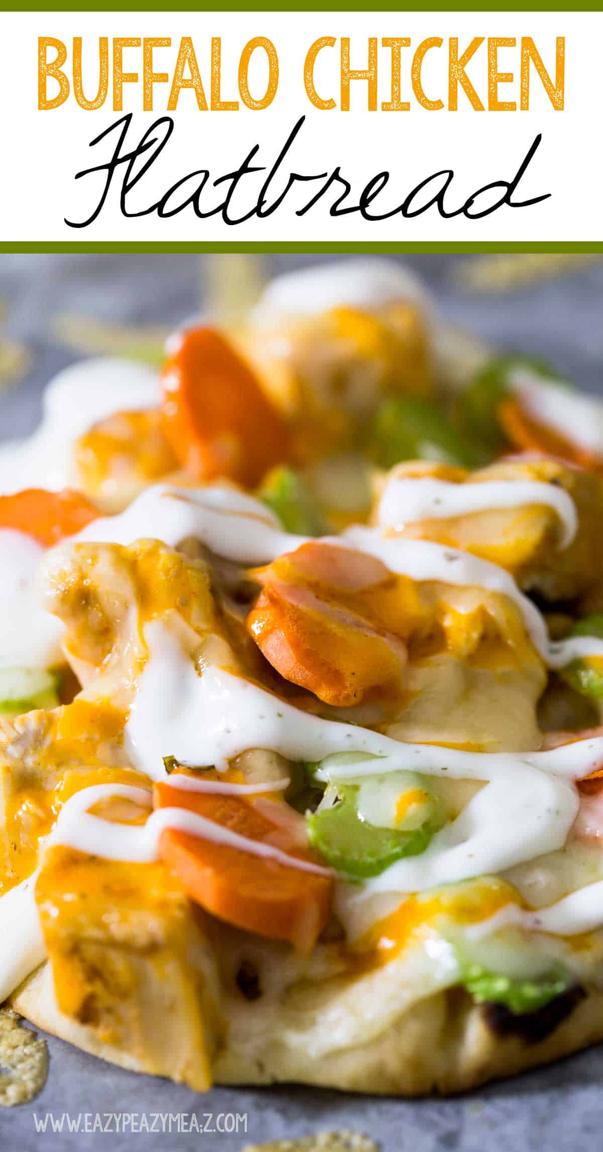 Buffalo Chicken Flatbread