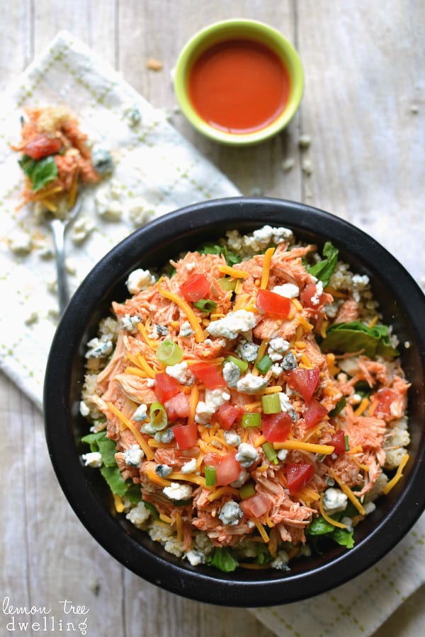 Buffalo Chicken Quinoa Bowl