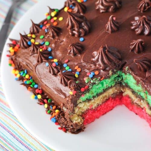 Rainbow Cookie Cake My Sequined Life
