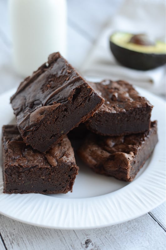 Avocado Brownies - Fake Ginger