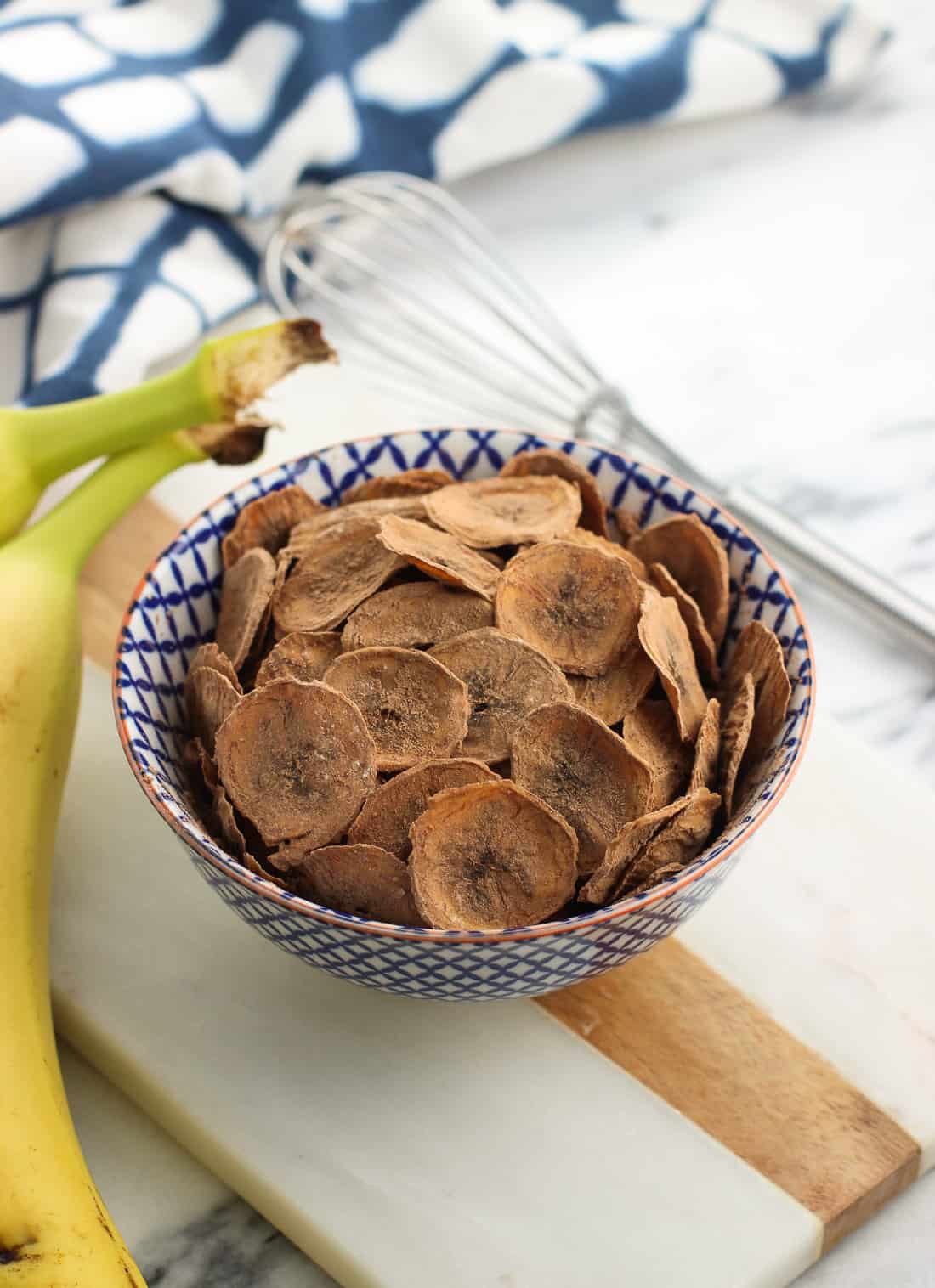 Cocoa Baked Banana Chips