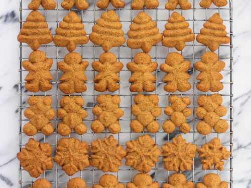 Gingerbread Spritz Cookies