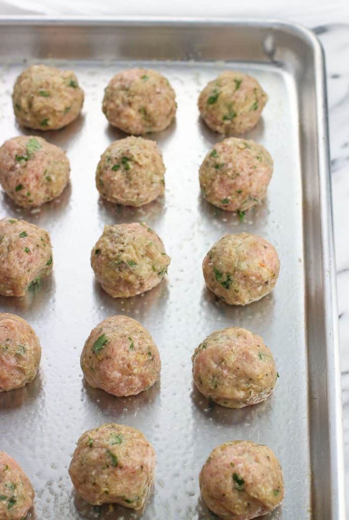 Italian Baked Turkey Meatballs My Sequined Life
