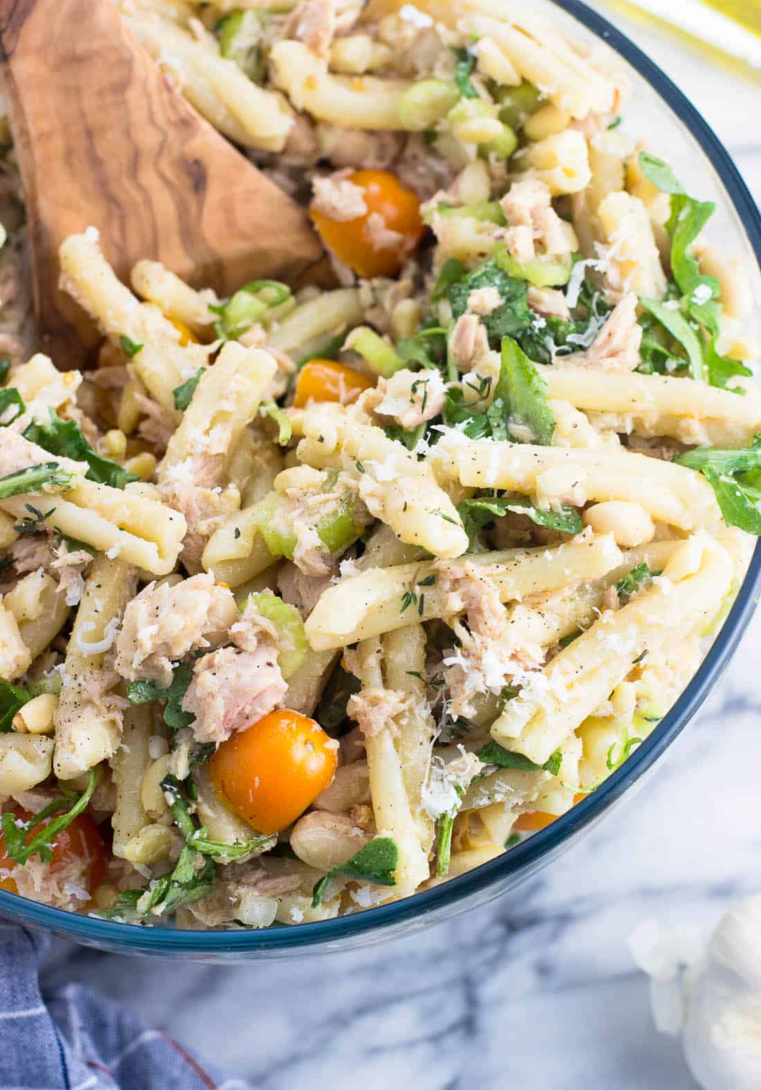 Mediterranean Tuna Pasta Salad