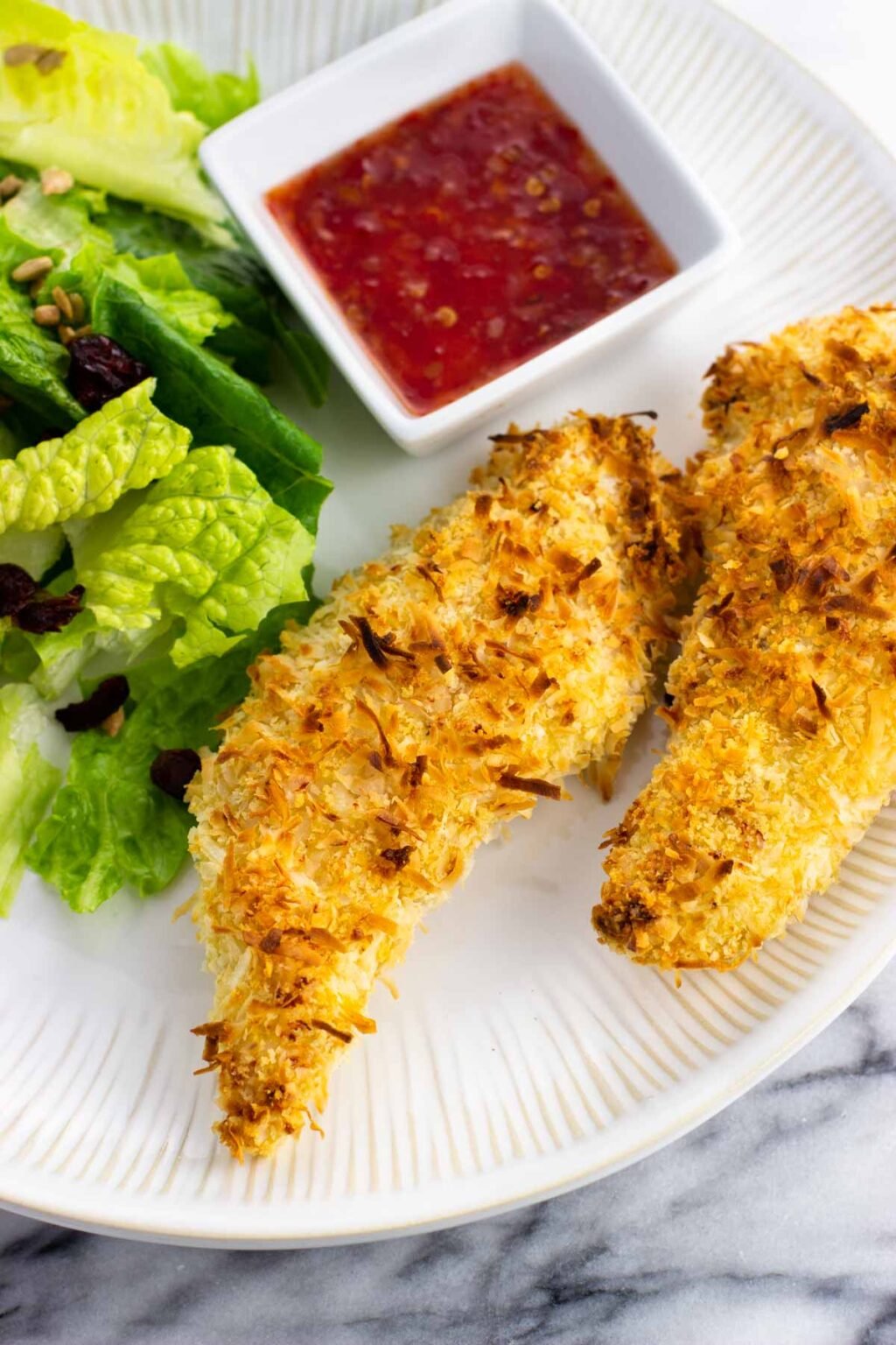 Baked Coconut Chicken Tenders My Sequined Life