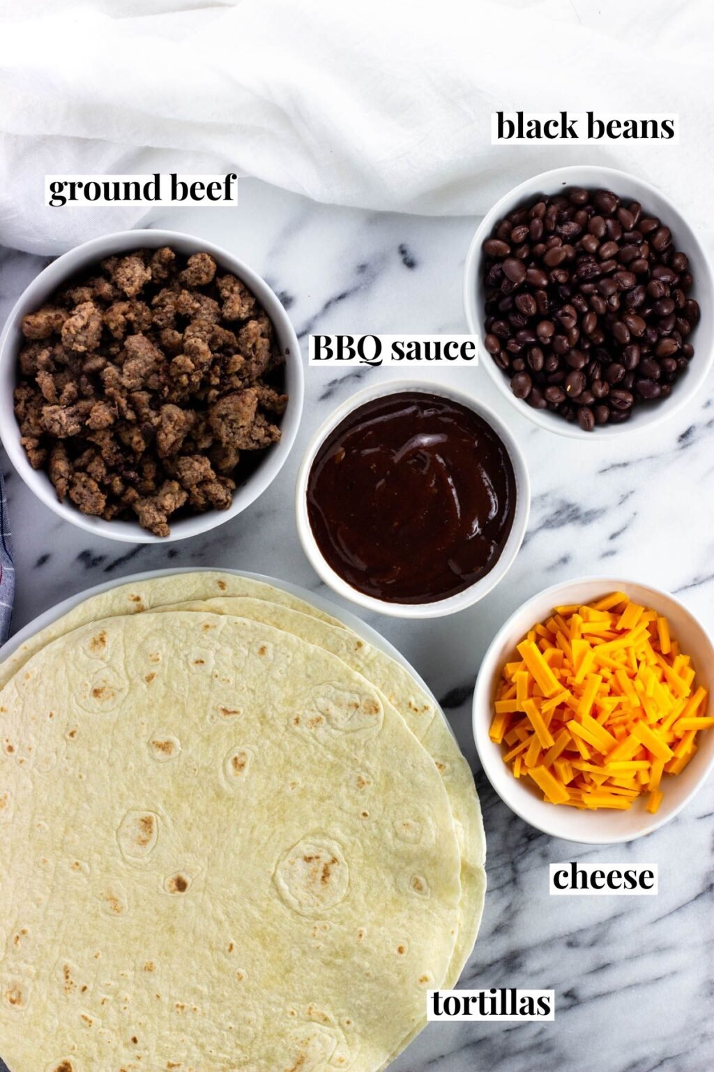 FiveIngredient BBQ Beef Tortilla Pie My Sequined Life