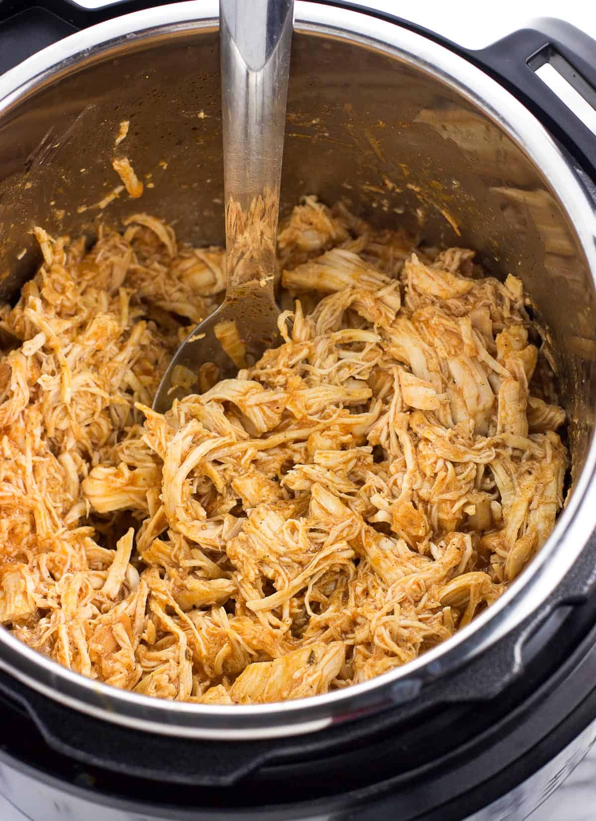Instant pot shredded buffalo chicken frozen sales