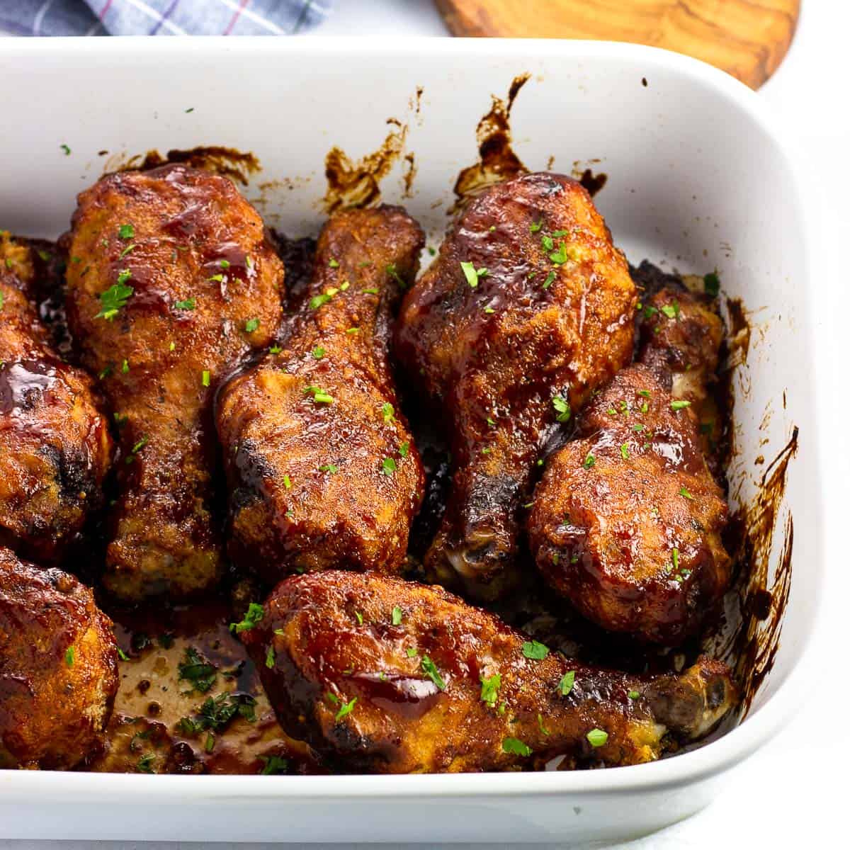 Crispy Baked BBQ Chicken Drumsticks