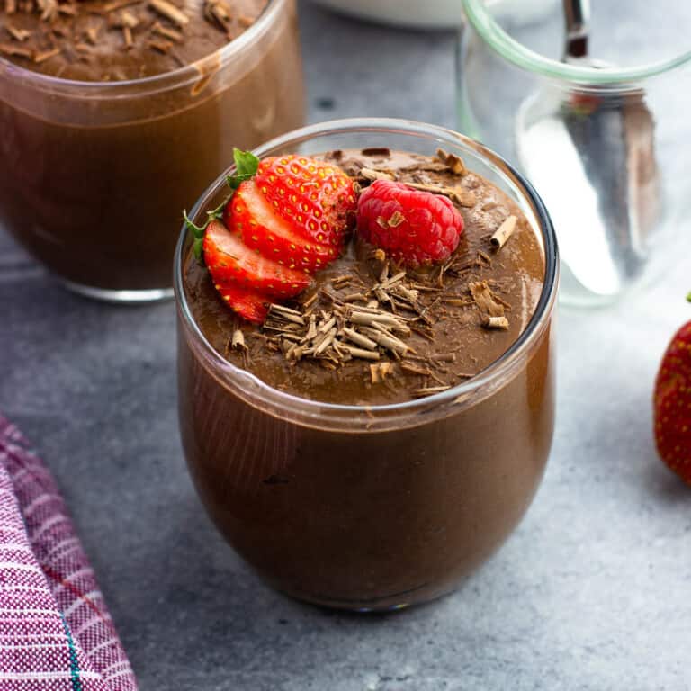 Blended Chocolate Chia Pudding - My Sequined Life