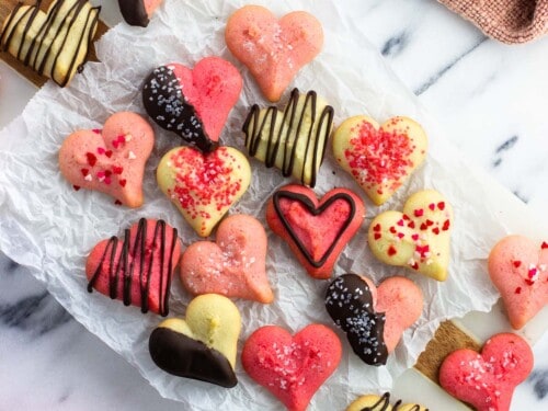 Valentine's Day Spritz Cookies - My Sequined Life