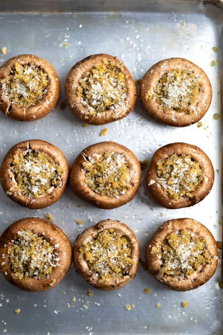 Italian Stuffed Mushrooms - My Sequined Life