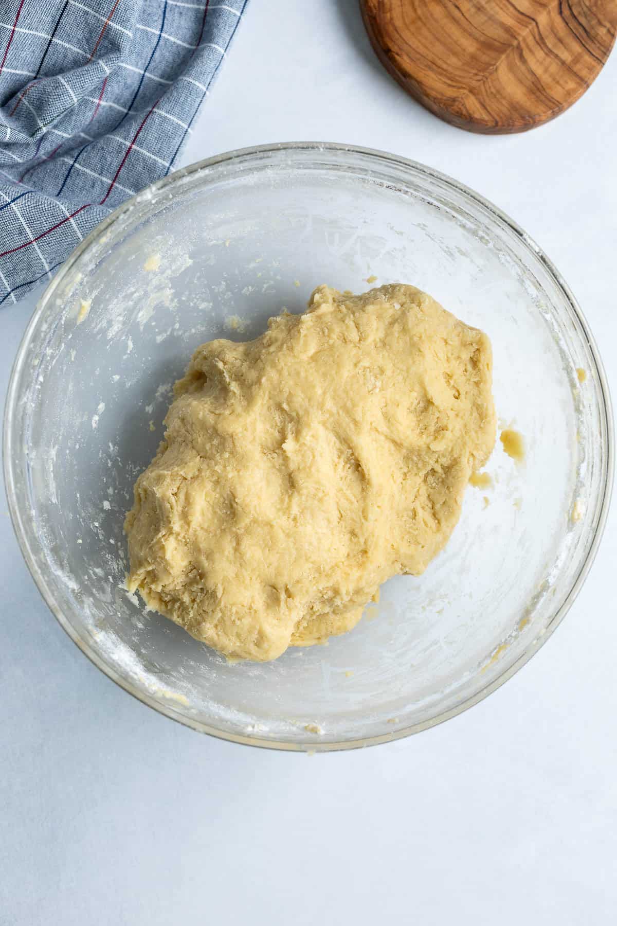 Anise cookie dough in a bowl.