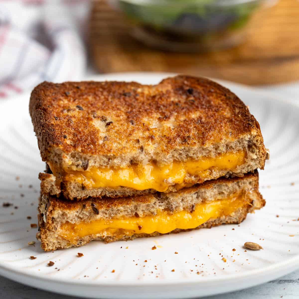Air Fryer Grilled Cheese [www.mysequinedlife.com]