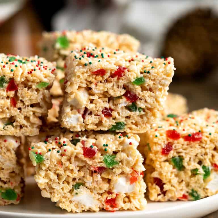 Christmas Rice Krispie Treats - My Sequined Life